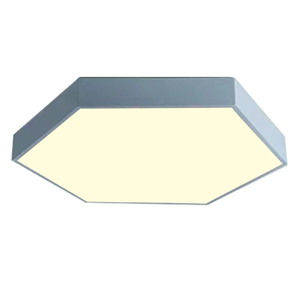 

Surface Mounted Bedroom Iron European Style Led Ultrathin Study Home Porch Ceiling Light Kitchen Hexagon Decoration Indoor