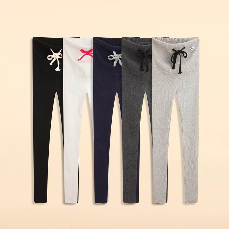 

Photo Shoot Autumn And Winter New Style Maternity Clothes Fashion Korean-style Multi-color Maternity Pants Thread Cotton plus Ve
