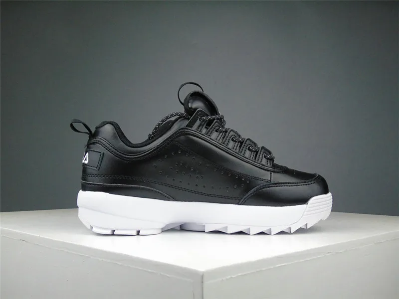 2019 летние детские кроссовки Fila Disruptor II женские премиум класса беговые черного и