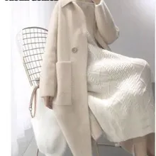 Известный бренд, новинка, женские пальто из искусственной норки, вельветовые тренчи размера плюс