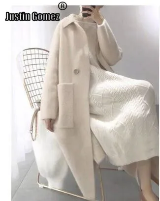 

Famous Brand New 2019 Ladies Faux Mink velvet Trench coats PLUS SIZE