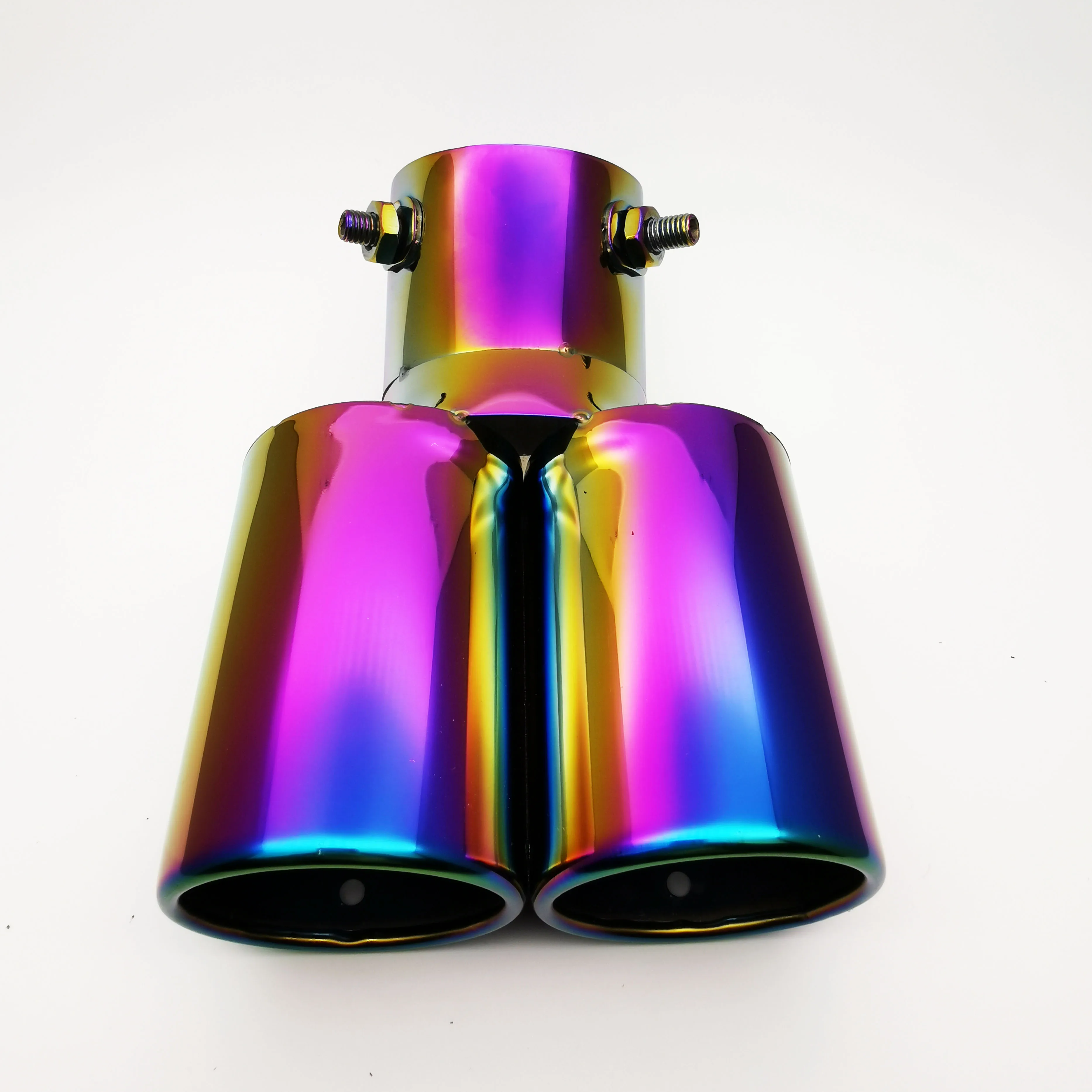 

Car tail throat modification universal silencer stainless steel exhaust pipe modification decorative universal exhaust hood