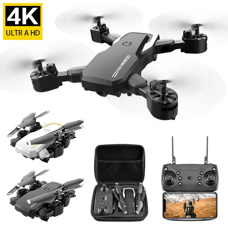 LF609 Drone 4K with HD Camera WIFI 1080P Dual Follow Me Quadcopter FPV Professional Toy For Kids vs SG106 E58 E520S | Игрушки и хобби
