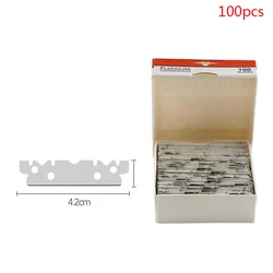 100pcs/Bag Double Edge Safety Razor Blade Stainless Steel Razor Blades Men Shaving Razor Shaver Manual Razor Blade Shaving Tool
