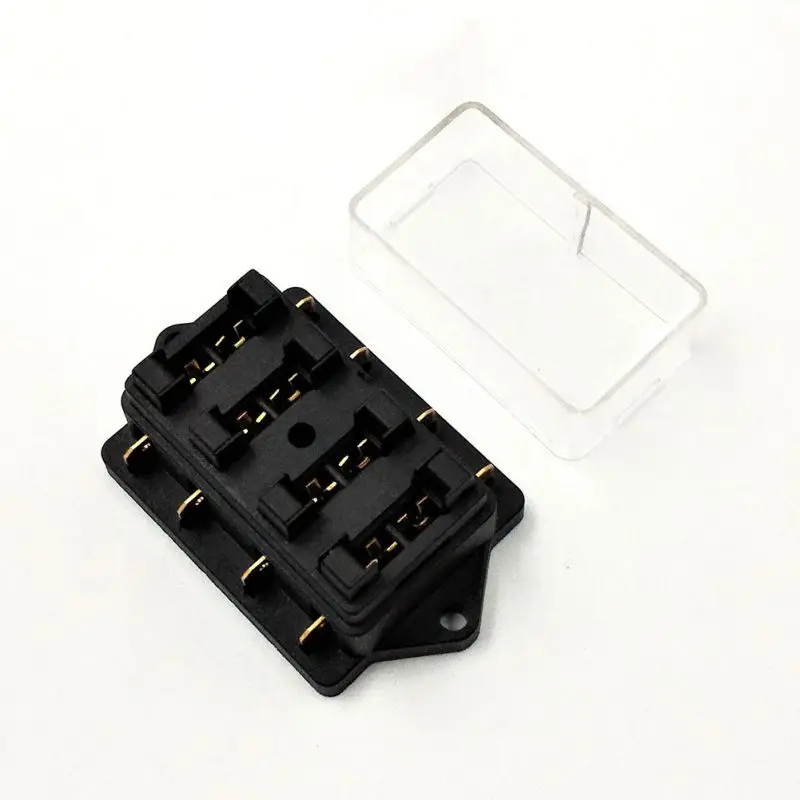 Для авто автомобиля 40A 12V 24V грузовик 4 Way Blade блок предохранителей держатель