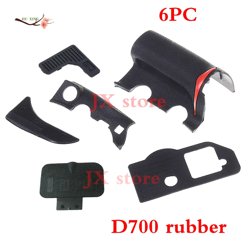 NEW A Set Of Body Rubber 6 pcs Front cover and Back For Nikon D700 Camera Replacement Repair spare parts |