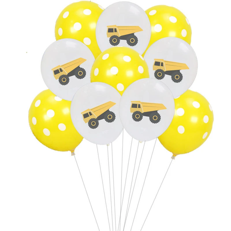 1 комплект строительный трактор надувные воздушные шары экскаватор шары грузовик автомобиль Беби Шауэр детский день рожденья для мальчиков поставки