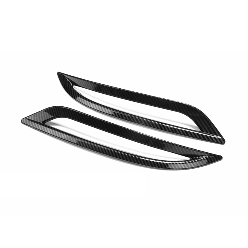 

1pair Black Plastic Rear Tail Fog Light Lamp Cover Trim ABS Fog Light Cover Trim scratch-resistant For Tesla Model 3 2018-2019