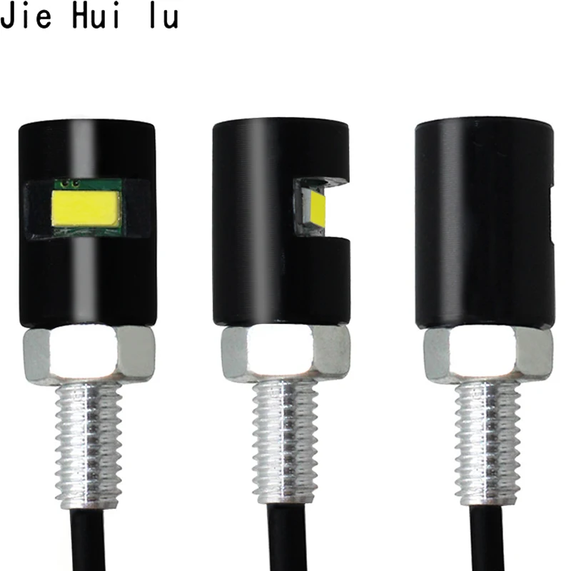 2 шт. светодиодные лампы для номерного знака мотоцикла 12 В 5630 SMD|Сигнальная лампа| |