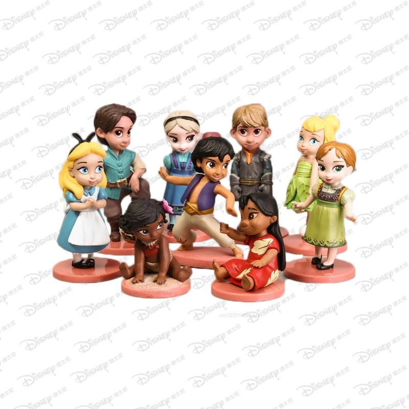 Najtaniej 11 sztuk zestaw Disney księżniczka Action Figures zabawki roszpunka śnieg kopciuszek biały śnieg bajki roszpunka dekoracja w formie figurki dzieci prezent