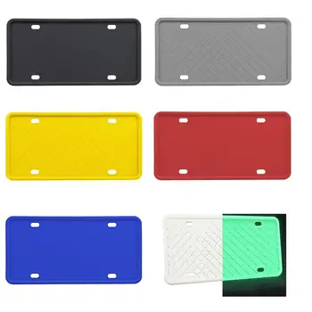

Fluorescent License Plate Frame North American License Plate Frame Car License Plate Frame US Standard Silicone