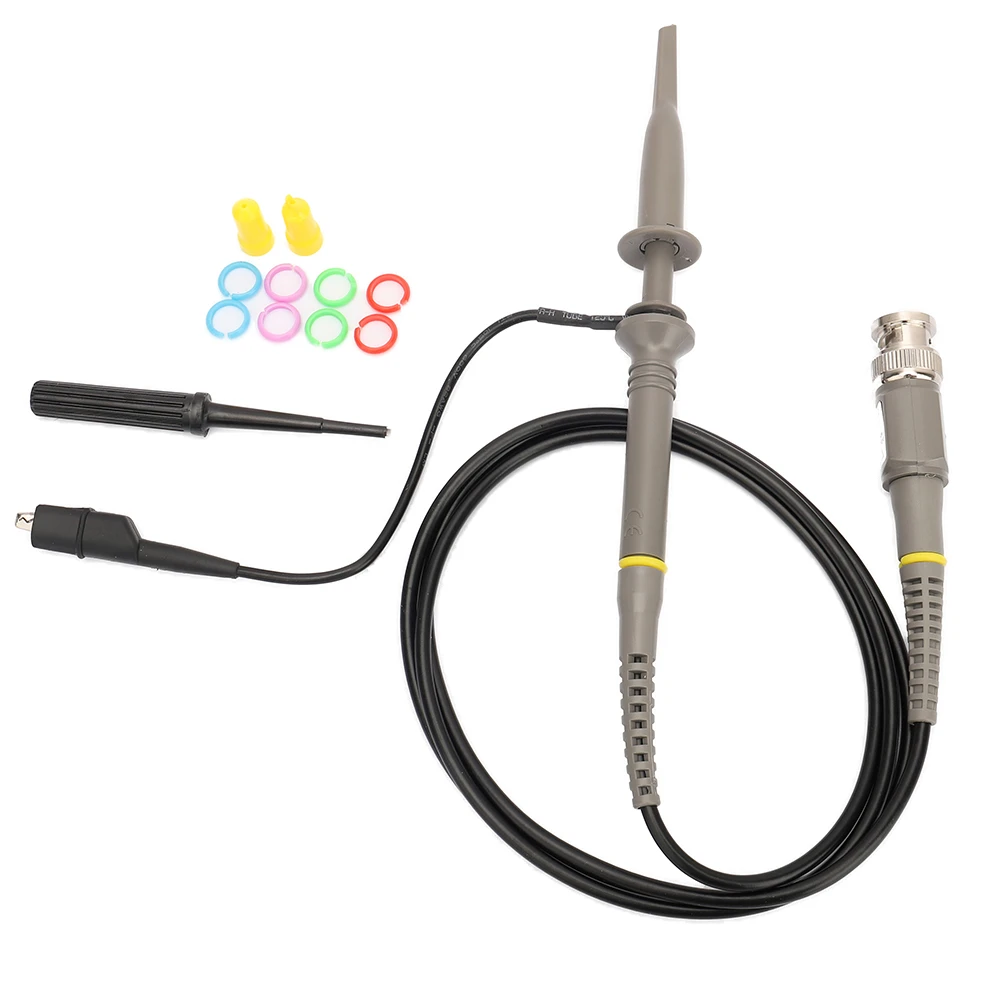1Set P6100 Oscilloscope Probe Kit DC-100MHz Scope Clip Test Probe 100MHz 1Set P6100 Oscilloscope Probe Kit DC-100MHz Scope Clip Test Probe 100MHz
