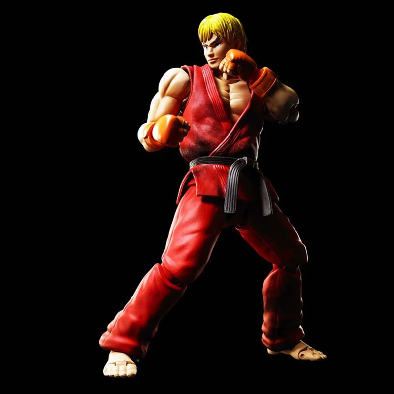 

Streets Fighter(SF) 23894 SHF Action Figure Streets Fighter 4 KEN Ken Masdars Red Madnesse Model Toy
