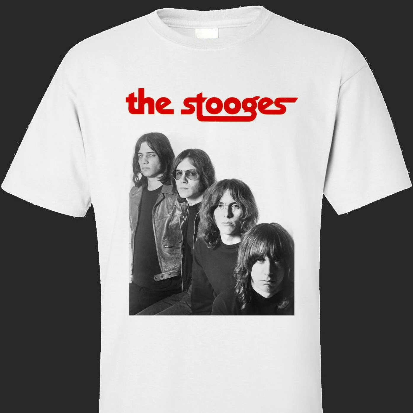 STOOGES band t-shirt singer cool stylish Tshirt. Iggy Pop. Garage Punk |
