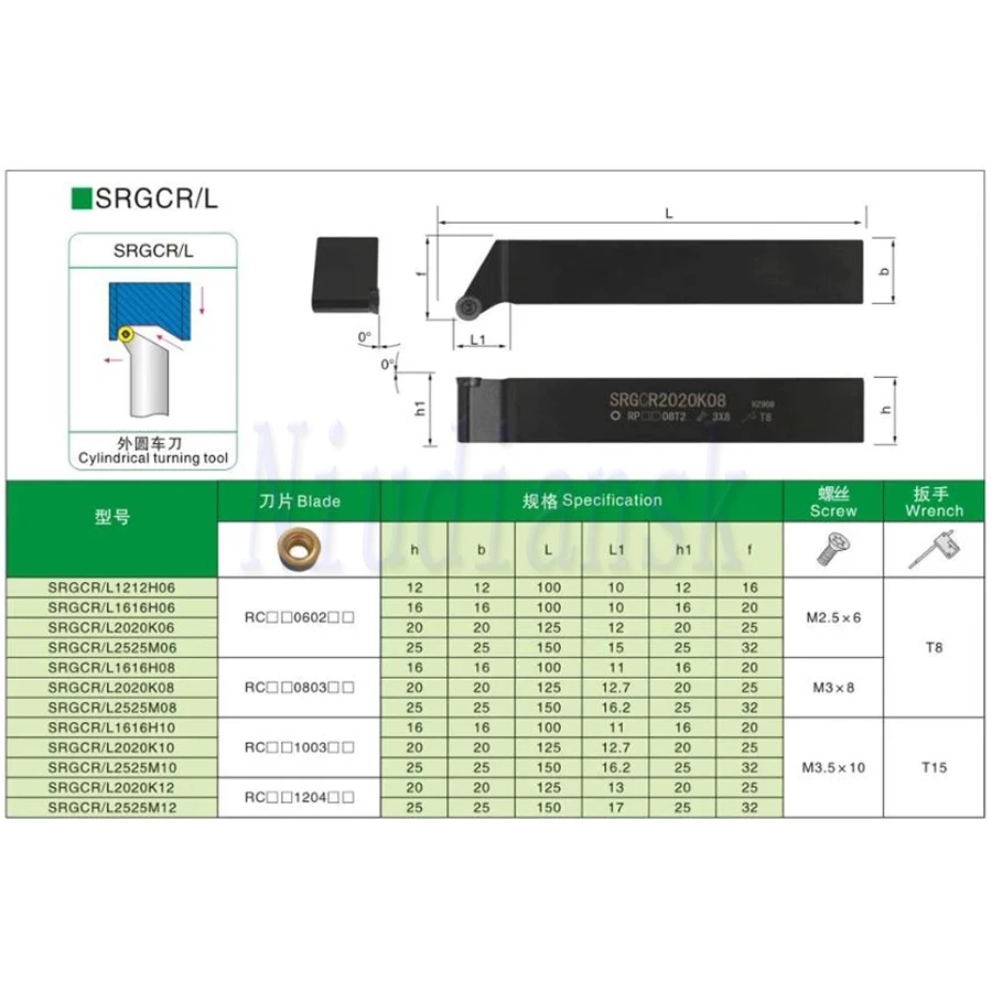 1pc SRGCR1212H06 SRGCR1616H08 SRGCR1616H10 SRGCR2020K10 12 CNC Lathe Tools SRGCR2525M12 08 10 External Turning Tool Holder SRGCL ridgid pipe bender