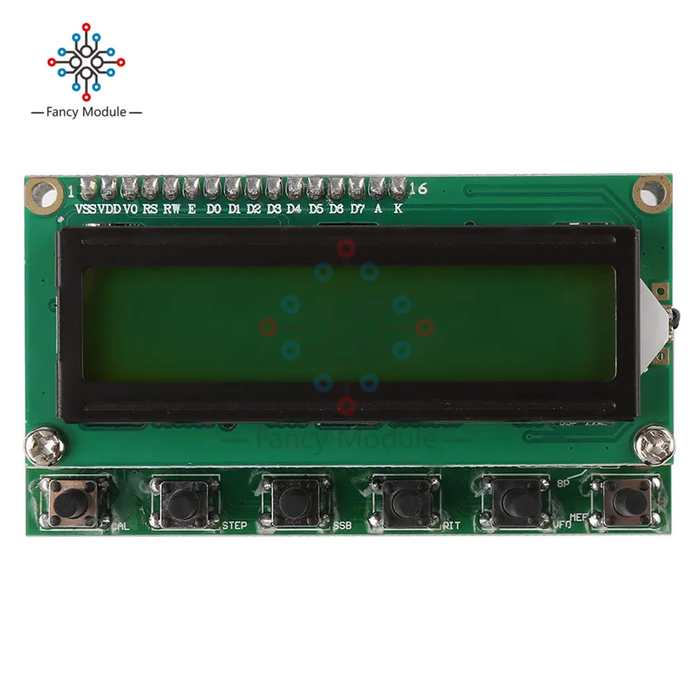 Diymore 1602LCD генератор сигналов модуль DDS генератор сигналов AD9850 6 полос 0~ 55 МГц цифровой коротковолновый радио