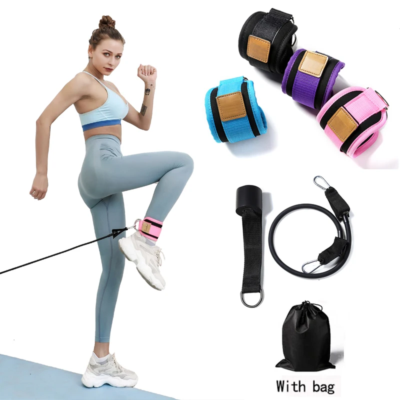 9 Pieces Glute Booty Bands Workout Kit With Barbell Squat Pad Ankle Straps  And Lifting Straps Gym Accessories For Men And Women - Resistance Bands -  AliExpress