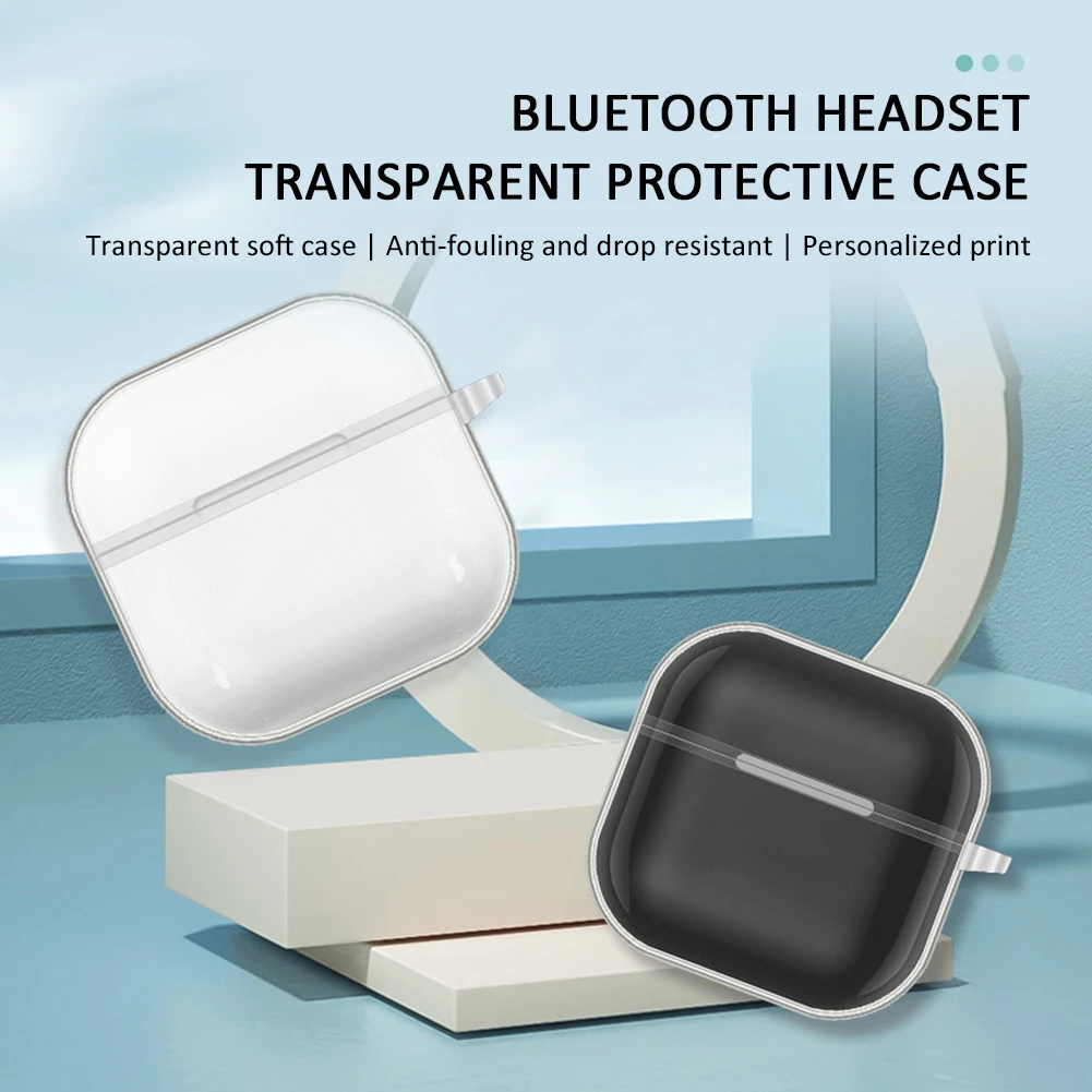 2021 Wireless Bluetooth compatible Headphones Soft Cover Charging Bin