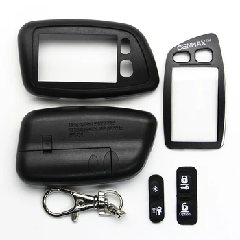 

Case for CENMAX ST-5A Russian LCD remote control for CENMAX ST5A 5A LCD keychain car remote 2-way car alarm system