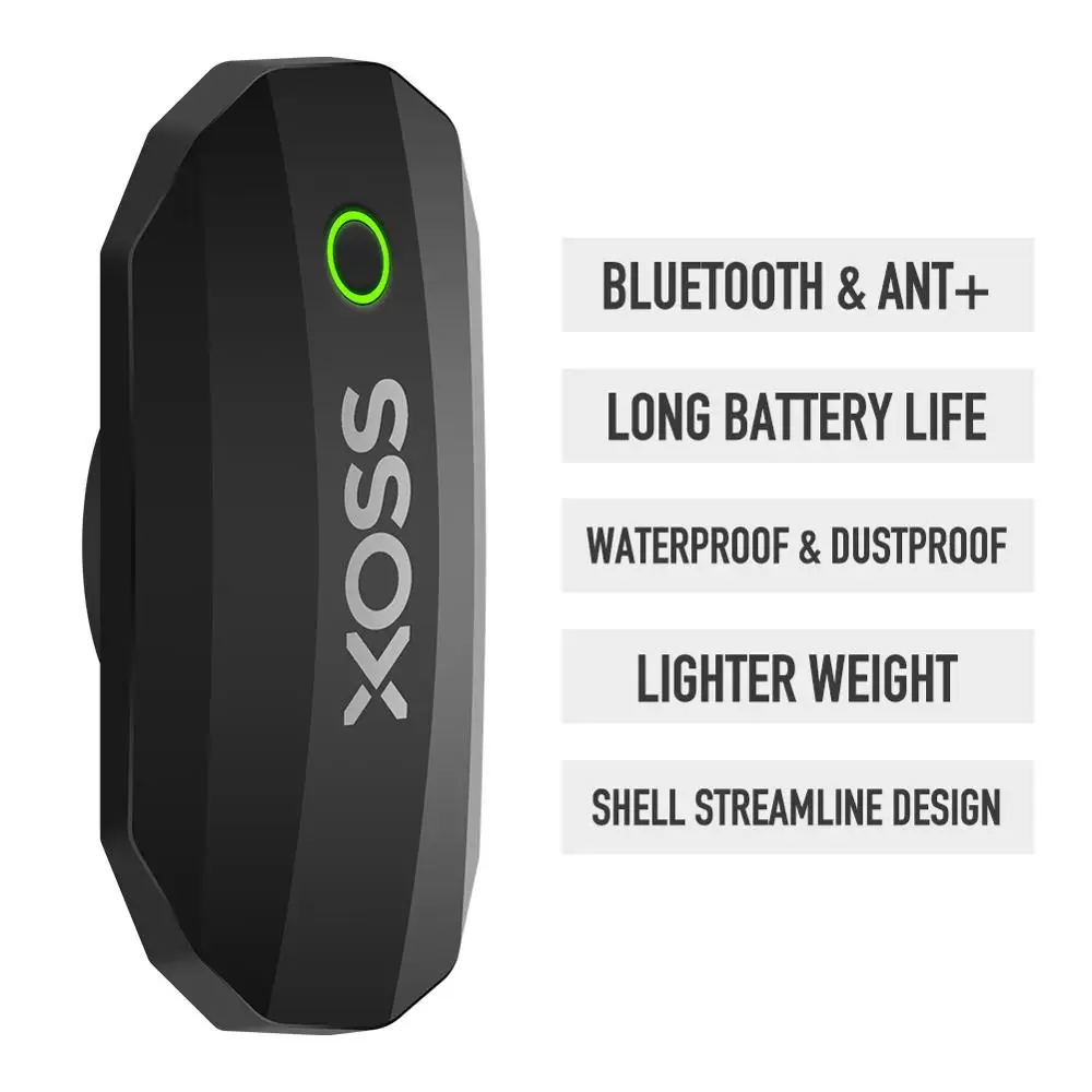 XOSS Bike Heart Rate Sensor Monitor Chest Strap Bluetooth Smart ANT+