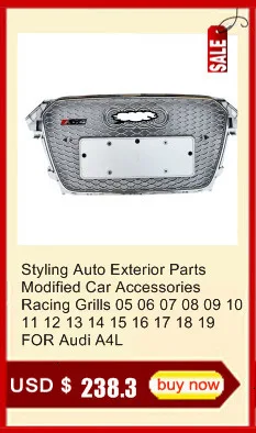Automobile Exterior Decorative Mouldings Front Tuning Car Lip Rear Diffuser Bumpers 09 10 11 12 13 14 15 16 17 FOR Audi A4L