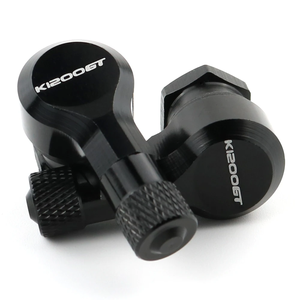 

Motorcycle Front and Rear CNC Wheel Tubeless Tire Valve Stems 90 Degree 11.3mm For BMW K1200GT