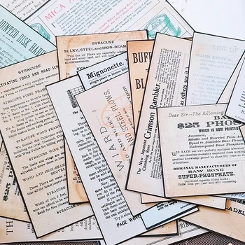 

32Pcs/Set Travel English Newspaper Label Sticker DIY Craft Scrapbooking Album Junk Journal Happy Planner Decorative Stickers
