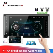 AMPrime Android Авторадио для Toyota Corolla 7 ''сенсорный экран автомобиля MP5 плеер Автомобильная стереовидеоаппаратура зеркало GPS ссылка fm-радио