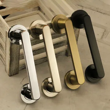 

Invisible door lock bedroom single-sided lock background wall concealed lock sliding door wooden door sliding door large handle