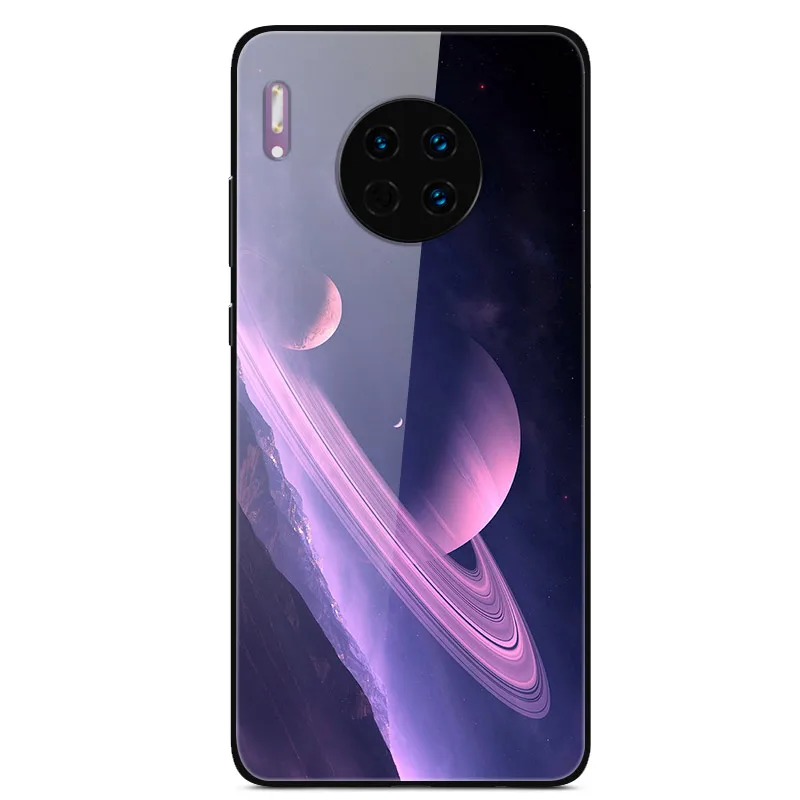 12 Для huawei mate 30 Pro Чехол из закаленного стекла, планета космос, чехол из стекла для huawei mate 30 mate 30 Pro 30Pro Coque Shell Для huawei mate 30 Lite 30 Lite, стеклянный чехол - Цвет: 12