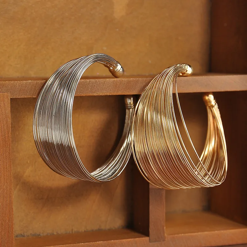 Женский многослойный открытый широкий стиль браслет на запястье ювелирные изделия женские массивные ювелирные изделия индийский браслет рождественские украшения