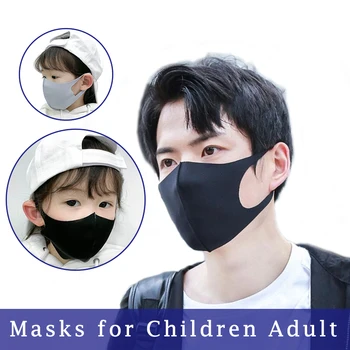 

Sponge Mouth Mask Washable Dustproof Reusable anti-pollution Face Mask Proof Flu Face Masks Adult Kid for Adult Kids Health