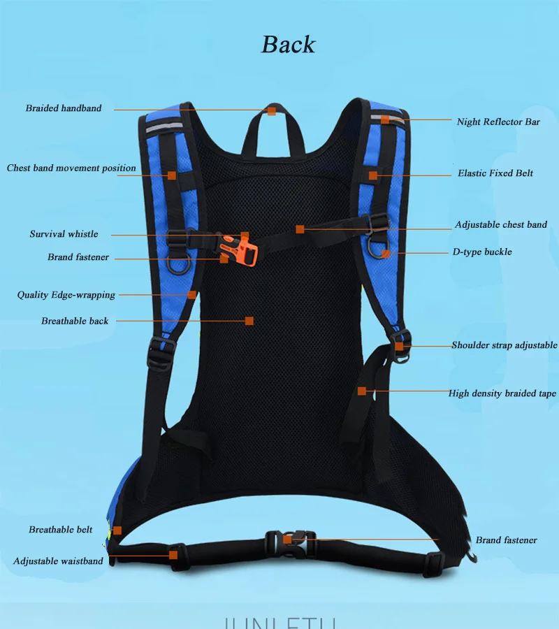 20л спортивная сумка для воды для кемпинга, гидратационный рюкзак для пешего туризма, сумка для верховой езды, пакет для воды, мягкая фляга