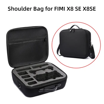 

Shoulder Bag for FIMI X8 SE 2020 Drone Battery Controller Storage Case Carrying Box Hardshell Waterproof Handbag Accessories