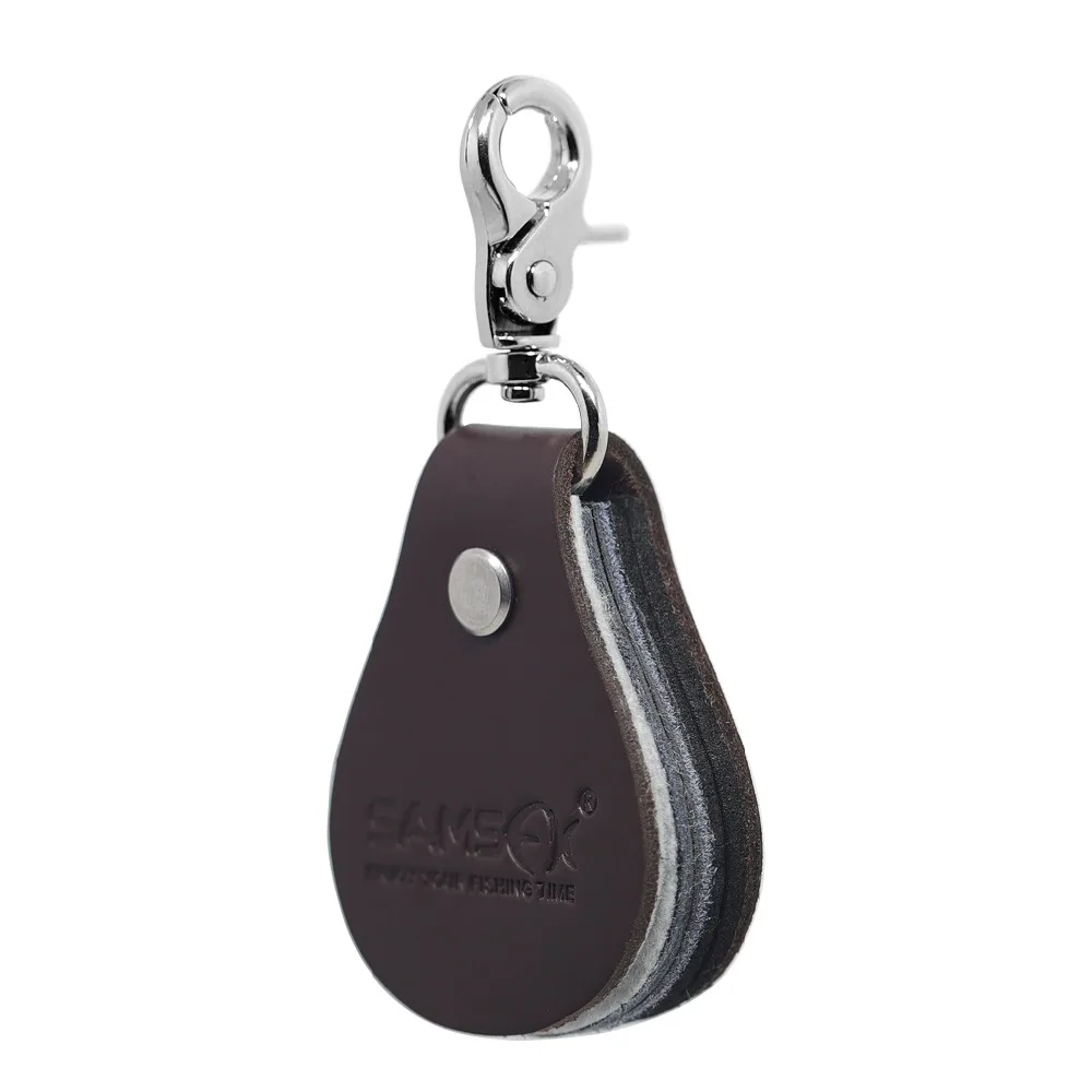 SAMSFX Fishing Line leader cleaner and straightener combo leather coated main new