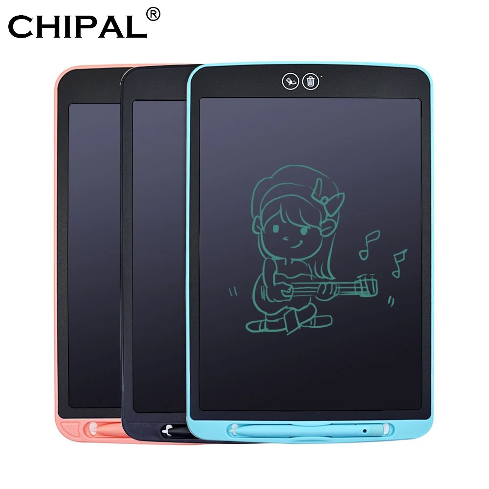 21.58US $ 17% OFF|CHIPAL 12 Inch LCD Writing Tablet Partially Erasing Digital Drawing Board Electronic DIgital Tablets Highlighting Pads + Battery|Digital Tablets|   - AliExpress