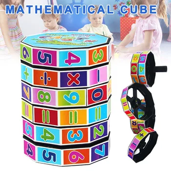 

Mathematics Cubes Math Addition Subtraction Calculation Children Puzzle Toy Brain Teasers for Kids YJS Dropship