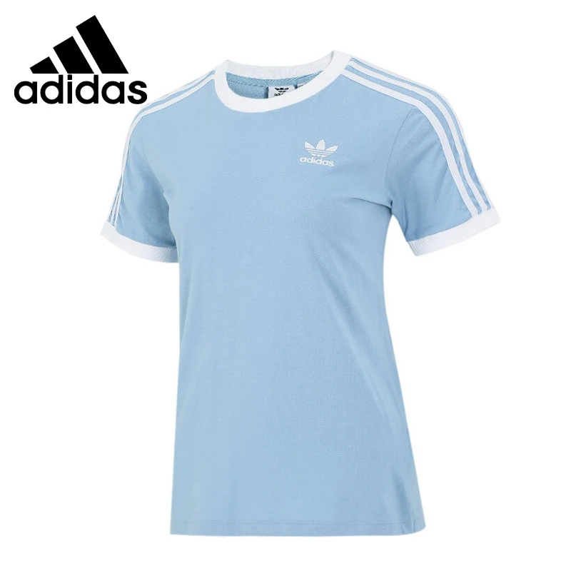 Adidas Originals Camiseta de 3 rayas para mujer, deportiva manga corta| - AliExpress