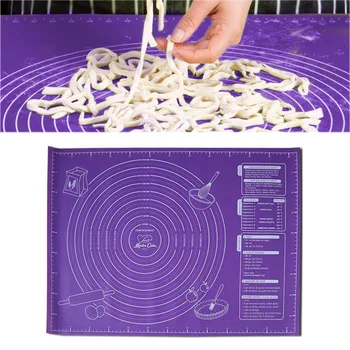 

45x60cm Sheet Extra Large Baking Mat Silicone Pad Baking Mat for Rolling Dough Pizza Dough Non-Stick Maker Holder Kitchen Tools
