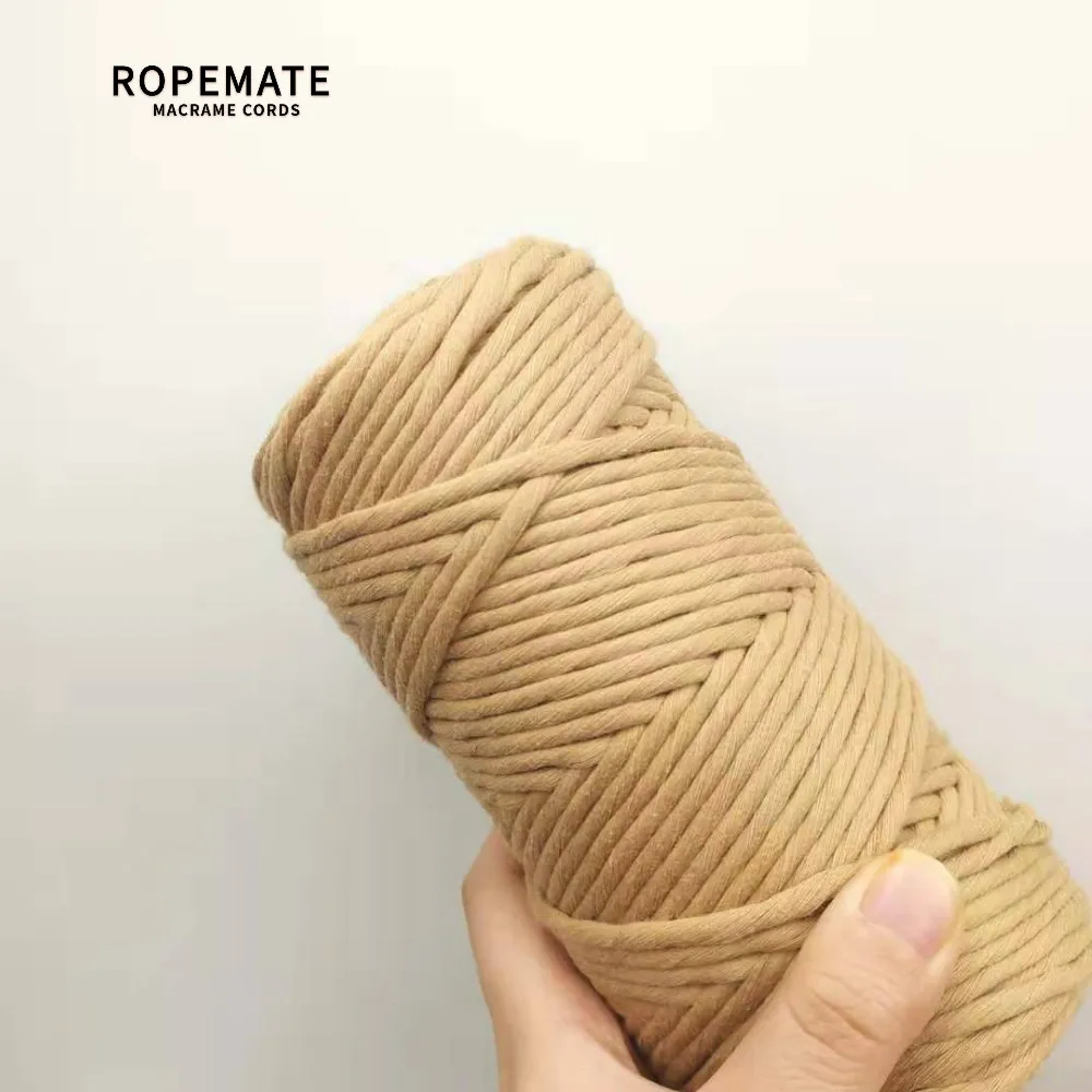 Мягкий хлопковый шнур ROPEMATE Премиум 4 мм 100 м 1 одножильный цвет|Шнуры| |