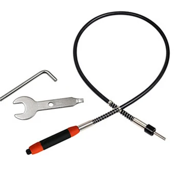 

3-3.2mm Rotary Angle Grinder Tools Flexible Soft Shaft Engraving Pen Grinder Wrench L Lock for Electric Drill Rotary Tools