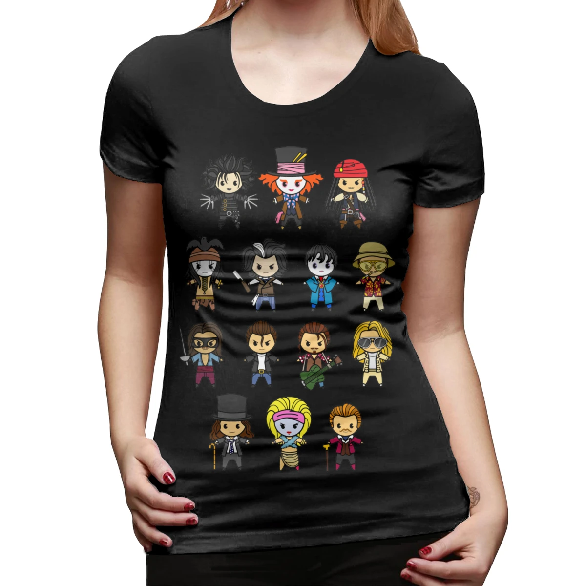 

God Save The Queen T-Shirt The Johnny Depp Collection T Shirt O Neck Short Sleeve Women tshirt Ladies Tee Shirt