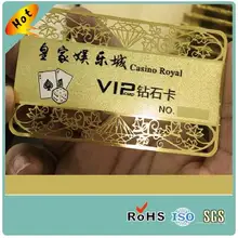 Индивидуальный металлический визитница золотая металлическая карточка ВИП