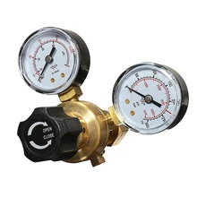 Мини аппарат аргоновой-CO2 газа Давление регулятор клапан датчик кислорода аргона/ацетилен редуктор регулятора сварки расходомер Датчик 0-20mpa