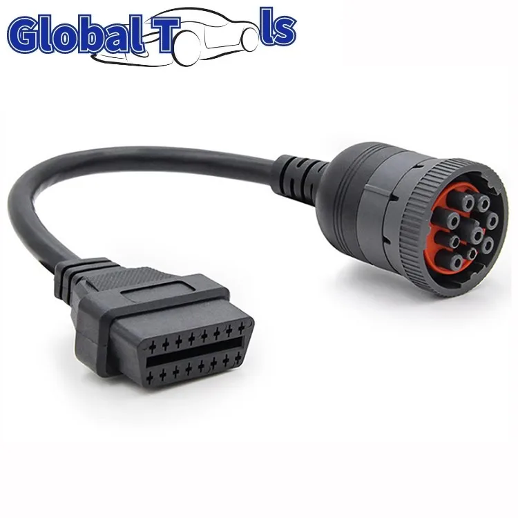 Автомобильный кабель диагностический 9-16 контактов OBDII/OBD2 | Автомобили и