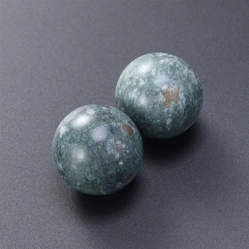 Massage Baoding Balls Chinese Health Exercise Jade Hand For Adults 2Pcs massage tool ball massager