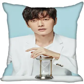 

Custom Kpop Park Hae Jin Printed Square silk Pillowcases 40x40 45x45 50x50 60x60 two Sides Satin Pillowcase Custom Logo