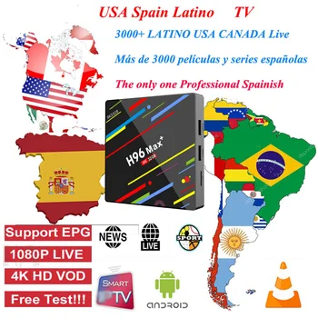 

Latino Android TV Box Android 10.1 Support IPTV Ship from Latino M3U Andorid Chile Peru Samrters for Smart TV no app included