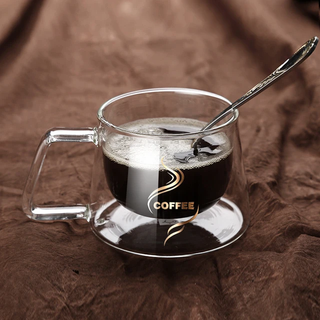 TRANSPARENT GLASS ESPRESSO CUP