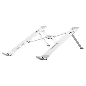 

Foldable Portable Laptop Riser Bracket Aluminum Alloy Tablet Desk Table Holder Notebook Cooling Stand Rack for Notebook, Tablet
